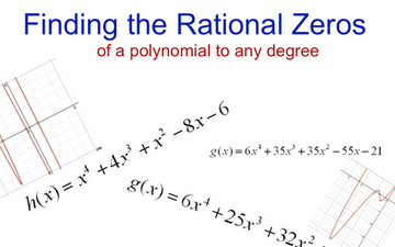 Finding Rational Zeros