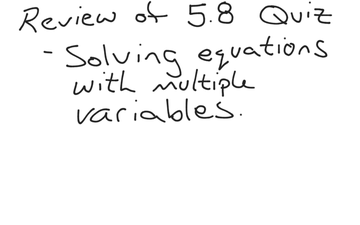 5.8 Quiz Review