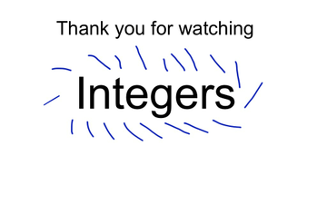 Integers Part Two | Educreations