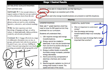 BWA Energy Stages 1,2,3