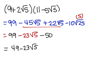 Adding, Subtracting And Multiplying Radical Expressions