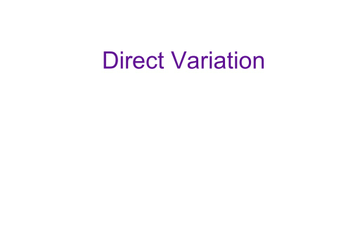 Direct Variation Answers