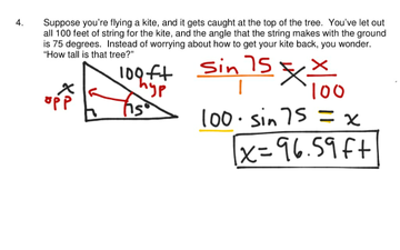 Right Triangle Trigonometry