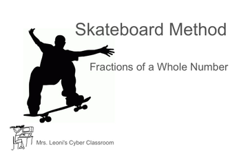 Skateboard Method To Find Fractions Of A Whole Number