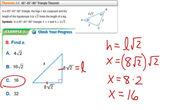 Geometry 8 3 Special Triangles Lessons Tes Teach